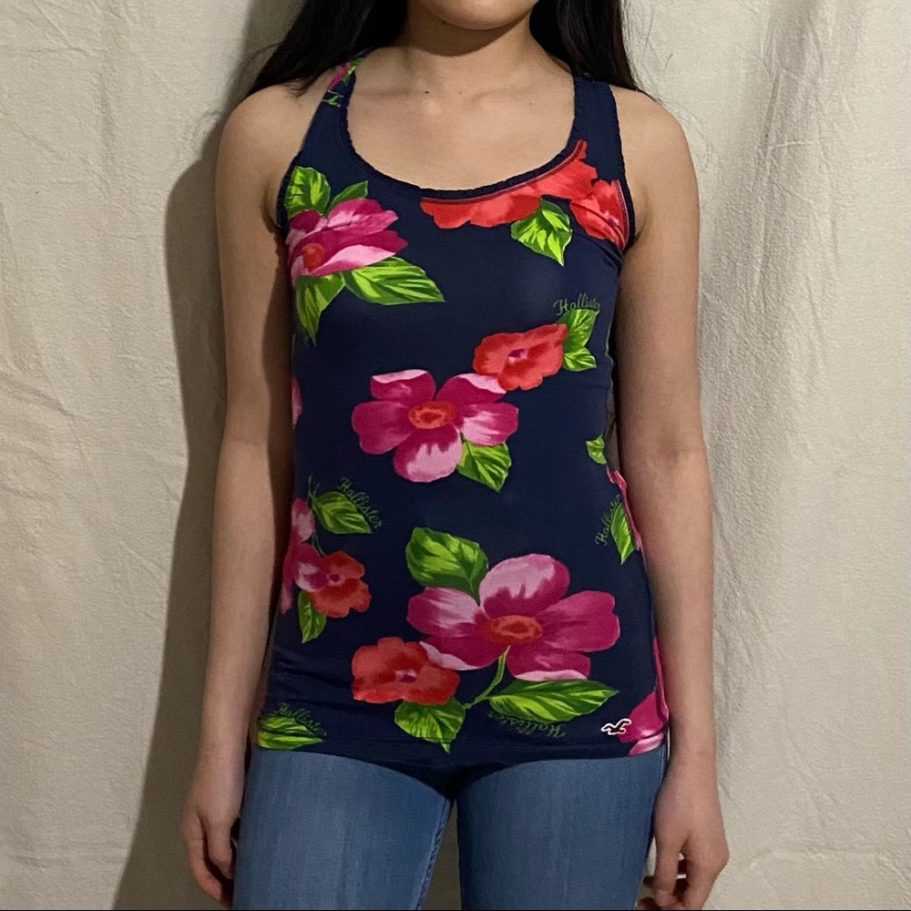 Tropical Print Tank Top